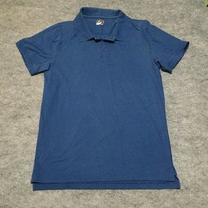 Under Armour Polo‎ Shirt Adult Size Medium Blue Loose Fit Cotton Casual Mens